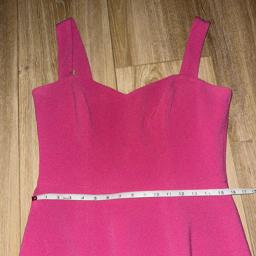 Dress the Population “Nicole” Satin‑Crepe Cocktail Dress — Size Large - Picture 12 of 12